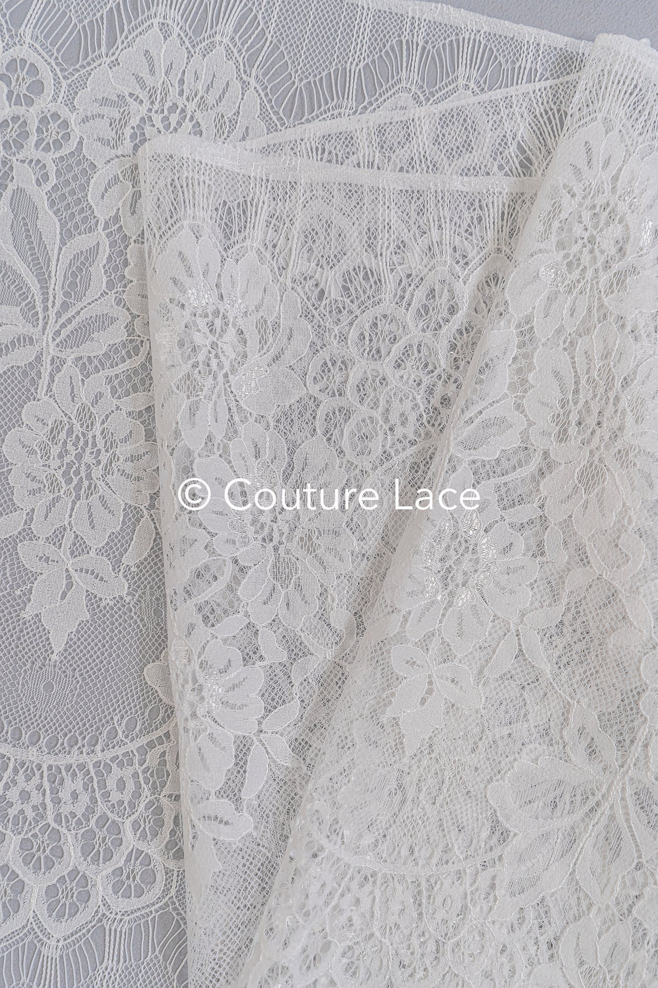 3 Meter Französische Blumen Spitze Borte/ Französische Chantilly Brautspitze Borte // T26-252
