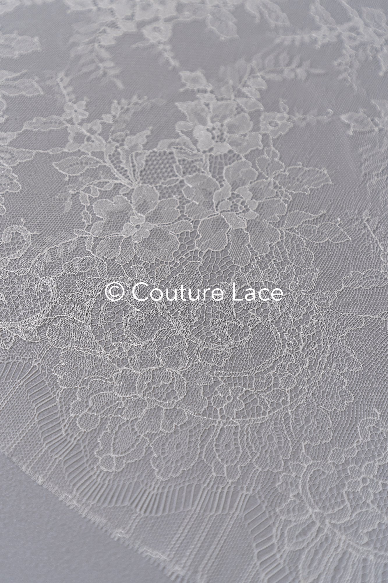 3 Meter Französische Blumen Spitze Borte/ Französische Chantilly Brautspitze Borte // T26-253