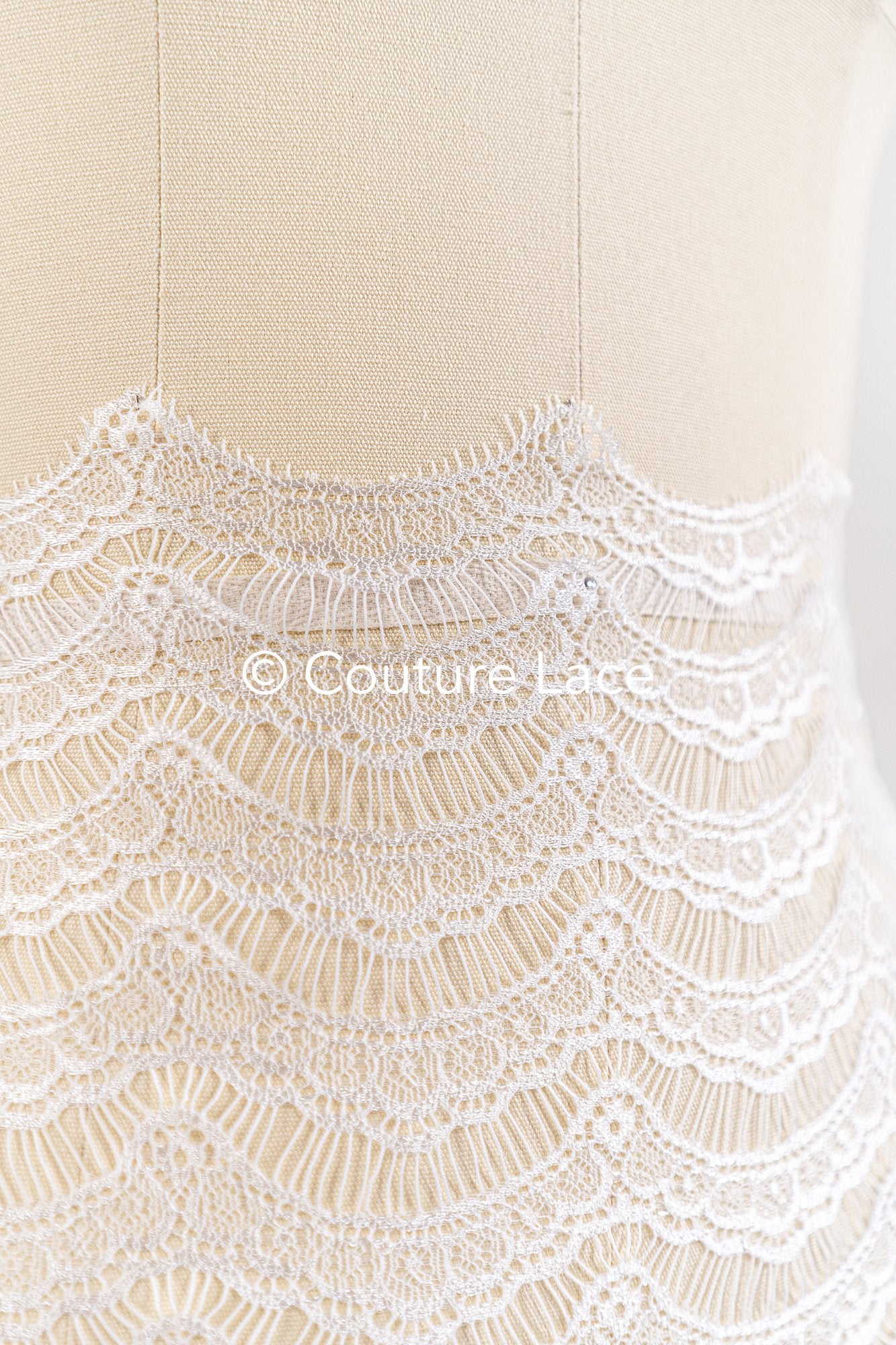 3 Meter Französische Blumen Spitze Borte/ Französische Chantilly Brautspitze Borte // T26-262