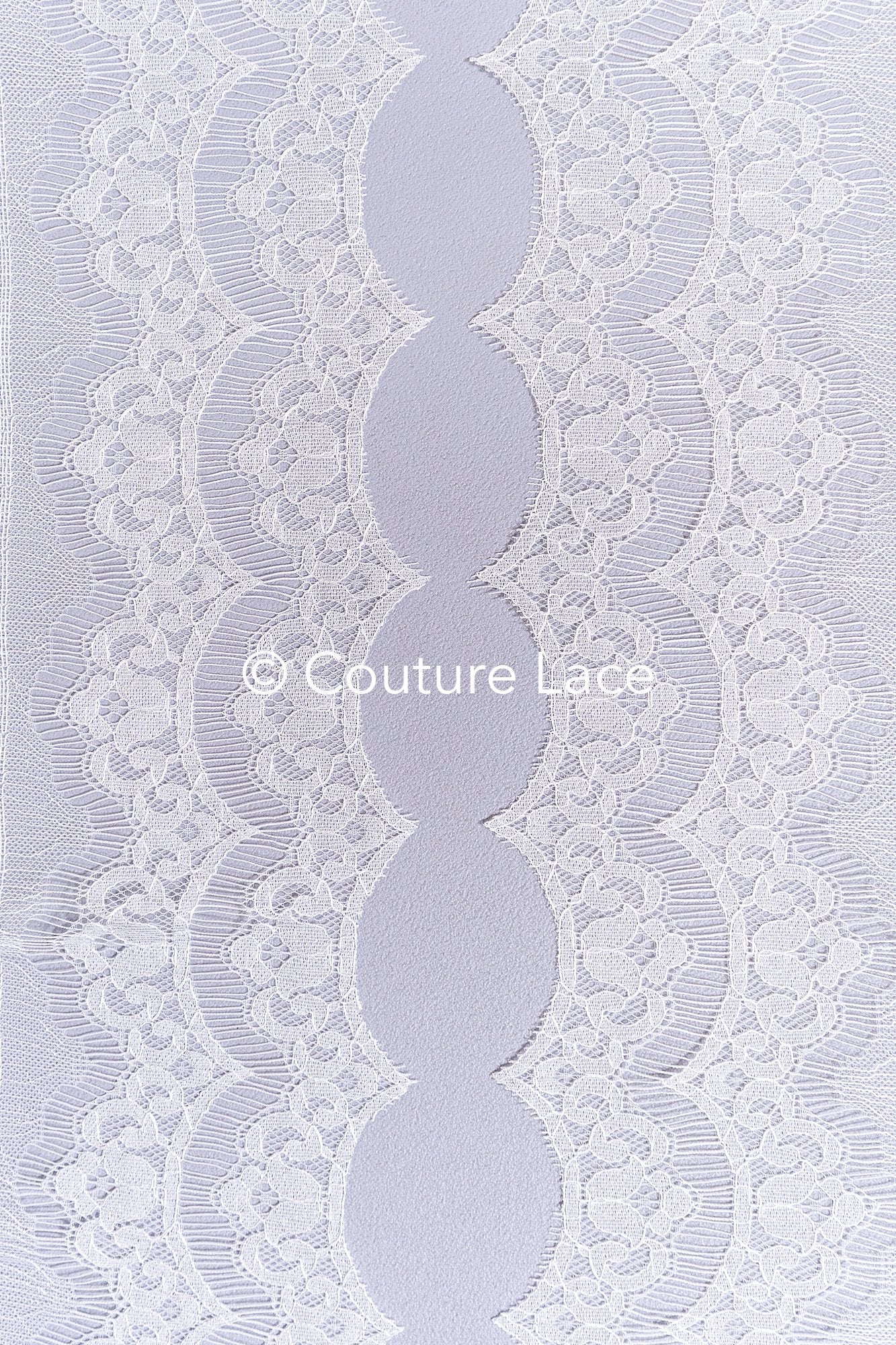 3 Meter Französische Blumen Spitze Borte/ Französische Chantilly Brautspitze Borte // T26-263B