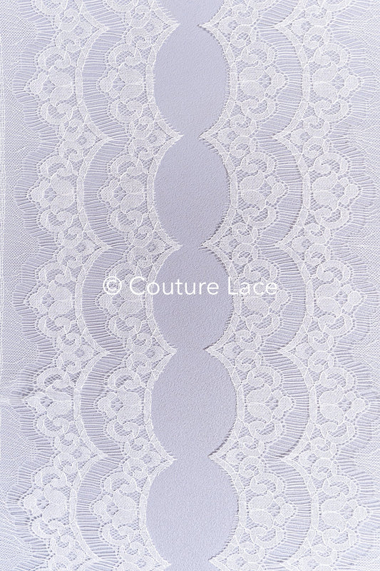 3 Meter Französische Blumen Spitze Borte/ Französische Chantilly Brautspitze Borte // T26-263B