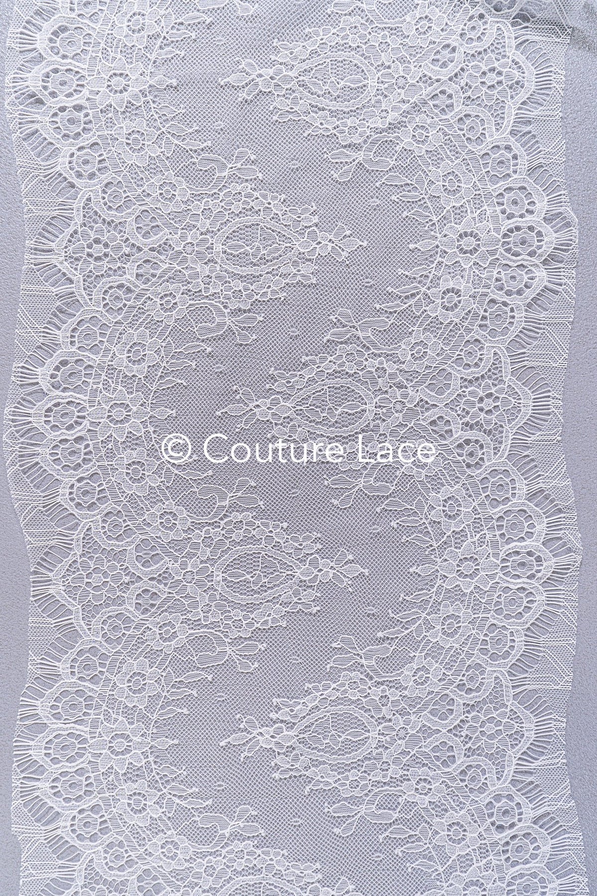 3 Meter Französische Blumen Spitze Borte/ Französische Chantilly Brautspitze Borte // T26-244-B