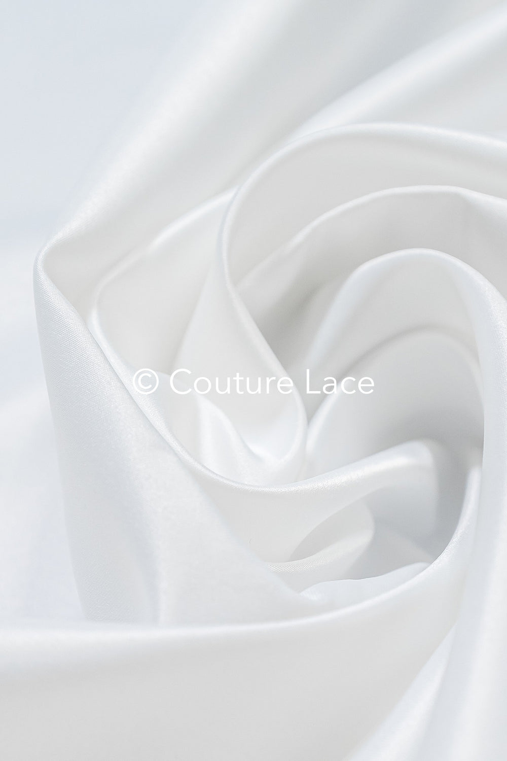 Noble bridal satin fabric – silky smooth shine for princess wedding dresses &amp; decoration // R-073