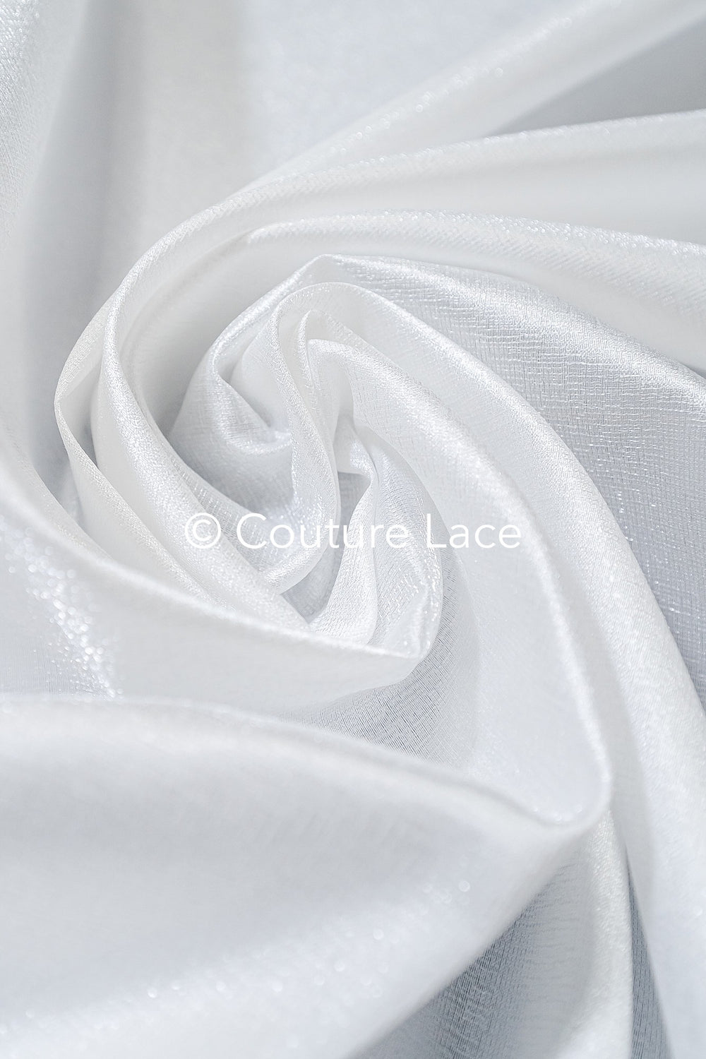 Structured Mikado Fabric Off-White with Lyrex Threads – Perfect for Princess Wedding Dresses &amp; Decoration// R-072
