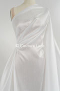 Structured Mikado Fabric Off-White with Lyrex Threads – Perfect for Princess Wedding Dresses &amp; Decoration// R-072
