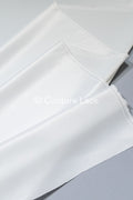 Noble bridal satin fabric – silky smooth shine for princess wedding dresses &amp; decoration // R-073
