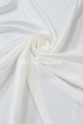 Ivory Satin Fabric – Firm, Flowing Satin for Wedding Dresses // R-075