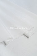Structured Mikado Fabric Off-White with Lyrex Threads – Perfect for Princess Wedding Dresses &amp; Decoration// R-072