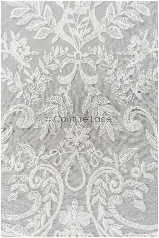 Braut Spitzenstoff Off-White/ Blatt Spitzenstoff/ Blumen Spitze/ Boho Spitzenstoff/ Boho Braut Spitzenstoff// L21-409