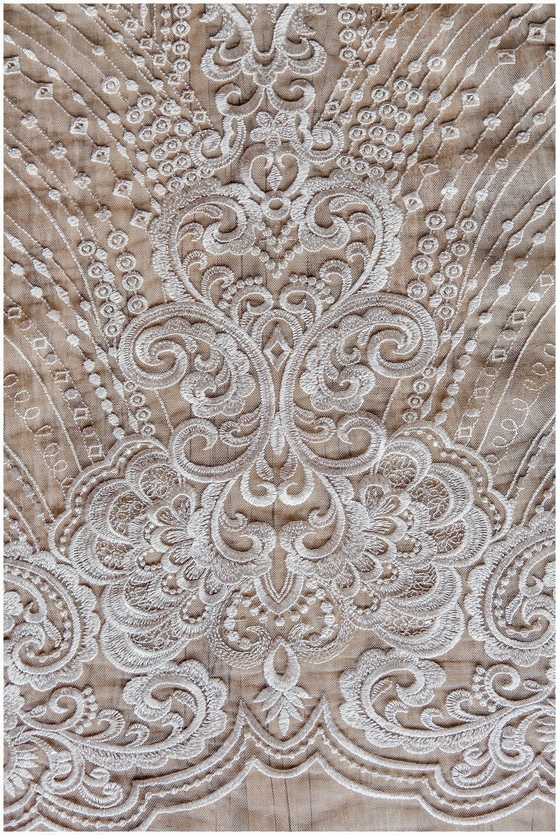 Soft embroidered lace fabric, flower wedding lace, sequin lace fabric, bridal lace fabric, couture lace, wedding dress lace// L17-036