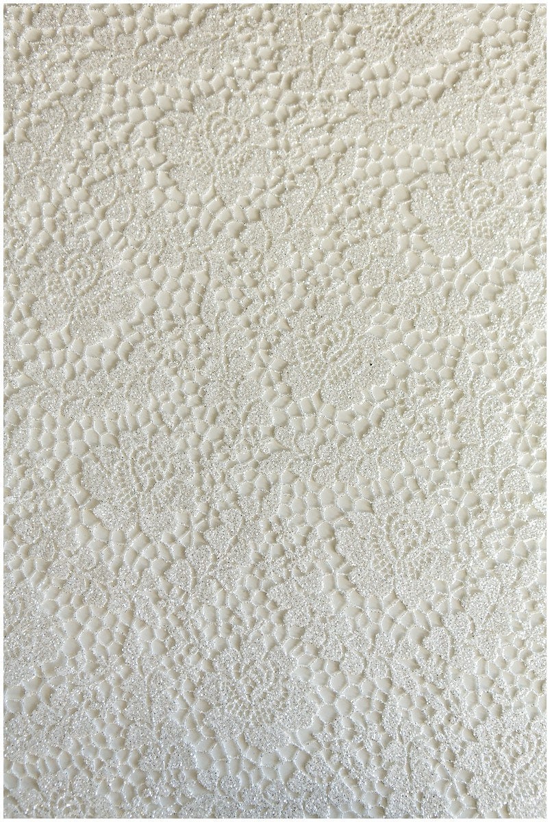 Guipure HAUTE COUTURE lace fabric with glitter finish/ wedding dress fabric/ crochet lace/ bridal lace// L17-090