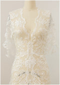 Guipure Look Lace Trim Off-White Ivory/ Bridal Lace Trim/ Wedding Dress Lace/ Bridal Lace// T17-008