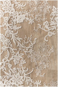 Baumwolle bestickter Blumen Spitzenstoff/ Braut Spitzenstoff Off-White/ Hochzeitskleid Spitzenstoff/ florale Spitze/ Braut Spitze// L17-114