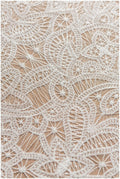 Moderner geometrischer Spitzenstoff Off-White/ Braut Spitzenstoff mit Pailletten/ Hochzeitskleid Spitzenstoff/ Pailletten Spitze/ Braut Spitze// L17-116M