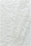 Heavy beaded flower lace fabric, bridal lace fabric, wedding dress lace fabric, floral lace, bridal lace dress, wave lace// L17-110