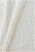 Ornate lace fabric for wedding dresses, bridal lace fabric, wedding dress lace fabric, embroidered lace fabric, floral lace// L17-117