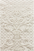 Ornate pattern lace fabric, modern bridal dress lace, sequin lace for wedding dresses, lace fabric with sparkling sequins // L17-093