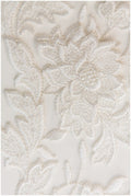 2x 1yds mirrored silver/ off-white 3D flower lace trim/ lace trim/ bridal lace with 3D flowers// T17-007