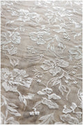 Romantischer Braut Spitzenstoff Off-White/ Pailletten bestickte Blütenspitze/ Hochzeitskleid Spitze/ bestickte Spitze// L17-094