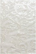 Glitter lace fabric with sequins/ Chantilly base bridal lace fabric/ Off-White lace/ French lace fabric// L17-115