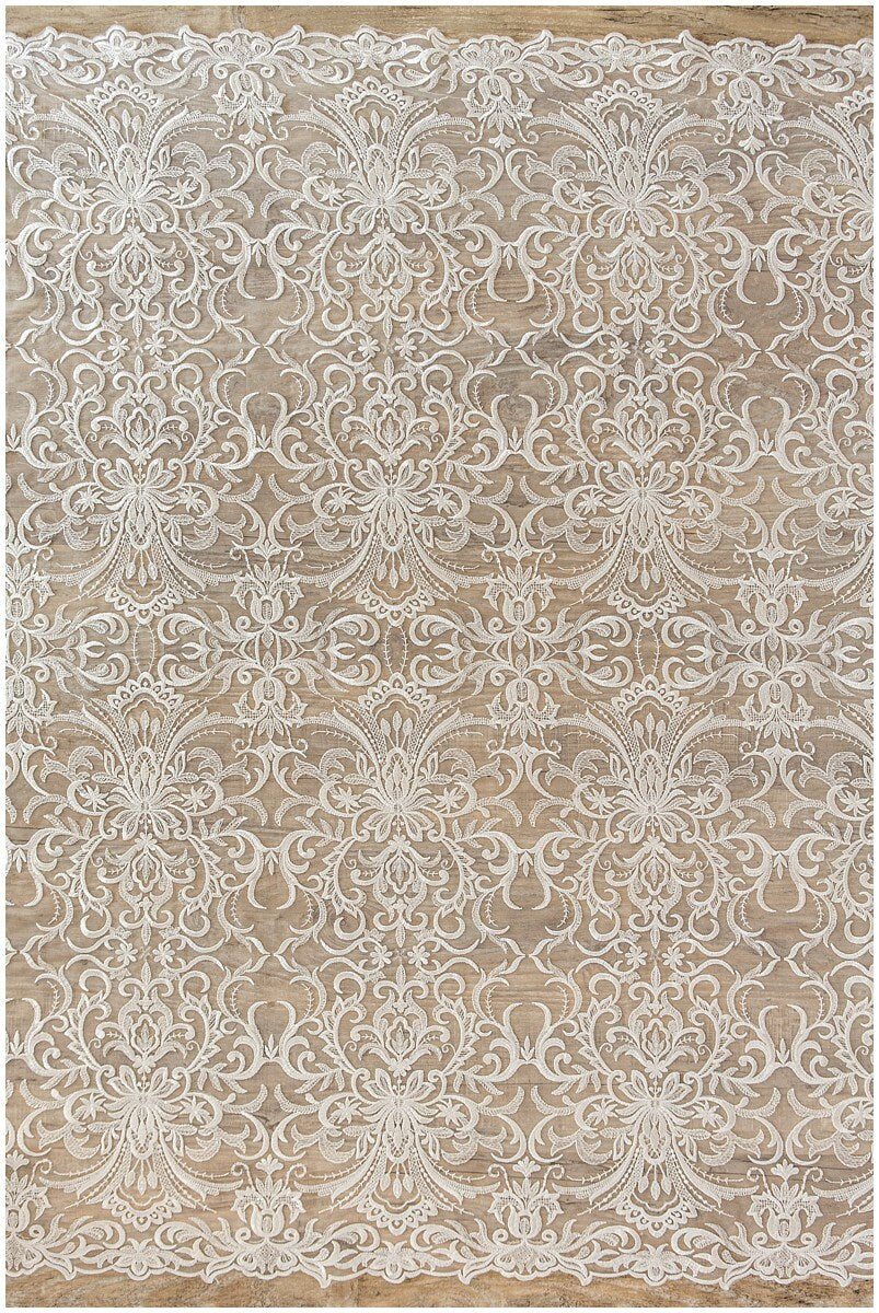 Very soft decorated lace fabric for wedding dresses, bridal lace fabric, wedding dress lace fabric, lace fabric, floral lace// L17-125