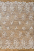 Schwere Perlen Brautspitzenstoff Off-White/ Perlen Spitze Stoff für Brautkleider/ Perlenspitzenstoff/ Blumen Spitze// L17-143