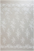Romantischer Blumen Spitzenstoff/ Braut Spitzenstoff Off-White/ Pailletten Spitze/ bestickter Spitzenstoff/ Spitzenschleier// L17-150