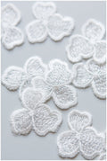 10pcs 3D lace flowers for sewing/ 3D flower applique/ wedding dress lace appliques// A17-114
