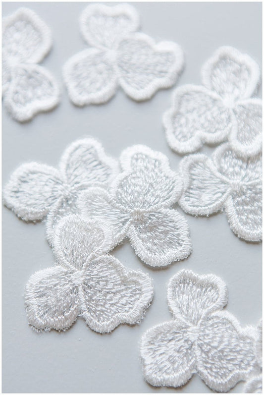 10pcs 3D lace flowers for sewing/ 3D flower applique/ wedding dress lace appliques// A17-114