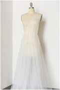 3.1m wide - very soft tulle fabric for bridal veils &amp; wedding dresses/ veil tulle white off-white/ soft tulle// R-167-18 BOLT 27.4Yds