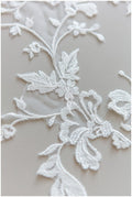 Romantische Blumen Spitzen Applikation, Braut Blumen Spitzen Applikation, Spitzenblume, Blumen Applikation, Hochzeitskleid Spitzenapplikation, Spitzenblumen Applikation// A17-133
