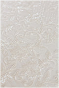 Romantic lace fabric off-white/ modern bridal lace fabric/ embroidered lace/ floral bridal lace/ ornament bridal lace fabric// L17-134