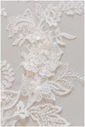 Romantische 3D Blüten Spitzen Applikation, Blumen Applikation, SpitzenBlume Patch, Hochzeitskleid Spitze, Hochzeitskleid Spitzenapplikation, Brautspitze// A17-122