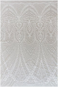 Soft embroidered boho lace fabric/ wedding lace fabric off-white/ boho wedding dress/ bridal lace fabric/ vintage lace// L17-173