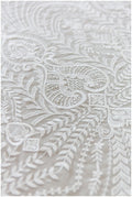 Soft embroidered boho lace fabric/ wedding lace fabric off-white/ boho wedding dress/ bridal lace fabric/ vintage lace// L17-173