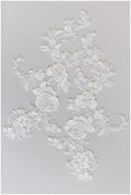 Flower applique, lace flower applique, wedding dress applique, lace flower// A17-149