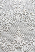 Bridal lace trim off-white/ wedding dress lace trim/ embroidered lace trim/ elegant bridal lace// T17-054