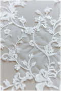 Romantische Blumen Spitzen Applikation, Braut Blumen Spitzen Applikation, Spitzenblume, Blumen Applikation, Hochzeitskleid Spitzenapplikation, Spitzenblumen Applikation// A17-133