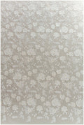 Floral Glitter Mesh Fabric/ Off-White Silver Glitter Tulle/ Wedding Dress Tulle Fabric/ Bridal Glitter Fabric// R-001