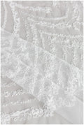 Perlen Spitzenstoff, Spitzenstoff, Brautspitze, Brautkleid Spitze, Couture Spitze, Perlenspitze, Schleierspitze, Pallas Braut// L17-161
