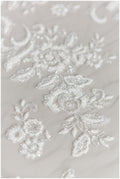 Shinebeads glitter fabric/ off-white silver glitter tulle/ flower pearl glitter tulle/ wedding dress tulle/ bridal glitter fabric// R-003