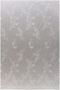 Romantic off-white silver glitter fabric/ floral glitter tulle/ wedding dress tulle/ glitter lace fabric// R-007
