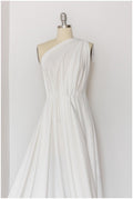 Off-White - High quality stretch lining fabric/ super soft stretch wedding dress fabric// F18-005