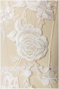 Flower applique, lace flower applique, wedding dress applique, lace flower// A17-149