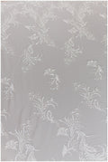 Romantic off-white silver glitter fabric/ floral glitter tulle/ wedding dress tulle/ glitter lace fabric// R-007