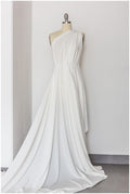 Off-White - High quality stretch lining fabric/ super soft stretch wedding dress fabric// F18-005