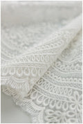 T17-062 /Bridal bolero lace trim, embroidered lace fabric for wedding dress, soft boho lace, boho wedding dress lace, embroidered lace trim