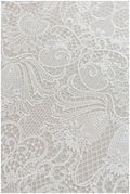 Boho lace fabric off-white/ lace for wedding dresses/ wedding dress lace/ boho wedding dress lace/ crochet lace fabric// L18-189
