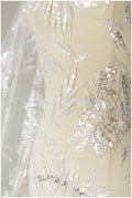 Mira Zwillinger Glitzerstoff/ Glitzer Mesh/ Brautkleid Stoff/ Hochzeitskleid Tüll/ Mesh Stoff/ Glitzer Stoff// R-010
