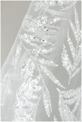 Mira Zwillinger Glitzerstoff/ Glitzer Mesh/ Brautkleid Stoff/ Hochzeitskleid Tüll/ Mesh Stoff/ Glitzer Stoff// R-010